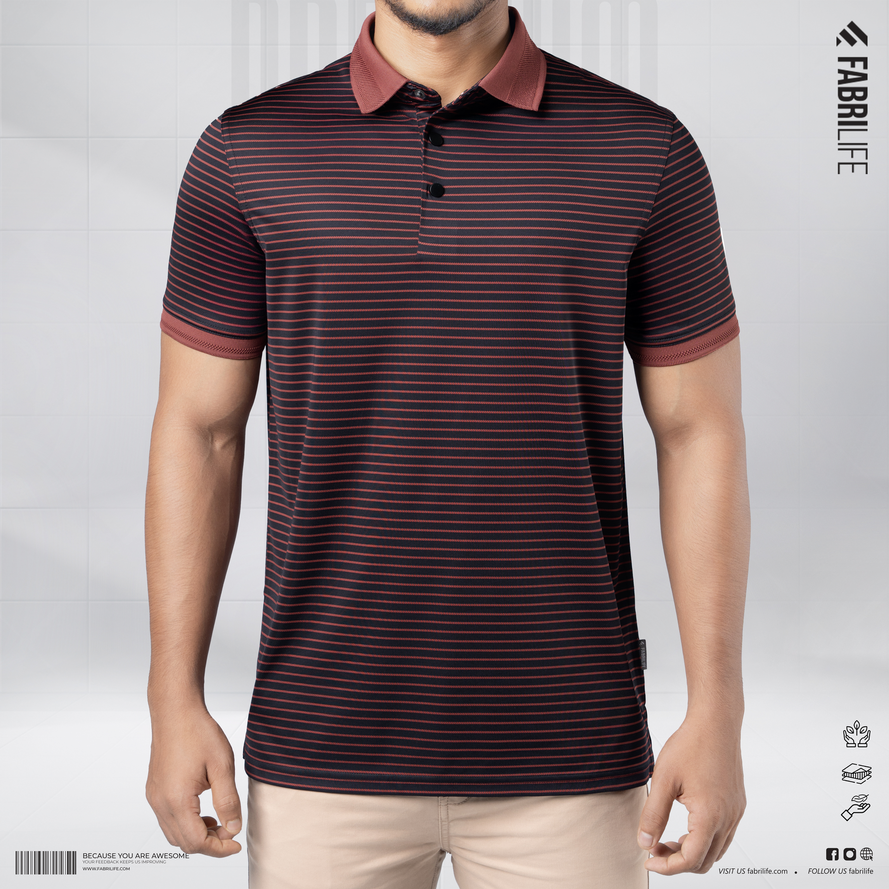Mens Elegant Polo - Viniyard